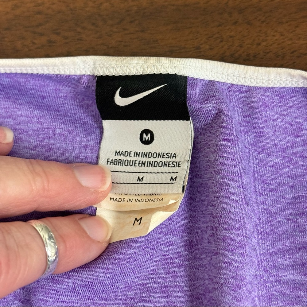 Nike Purple Tank Top Women’s Medium | Dri-Fit Activewear Running Gym Racerback - Picture 5 of 8